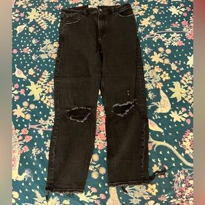 Abercrombie & Fitch Charcoal High Rise Jeans